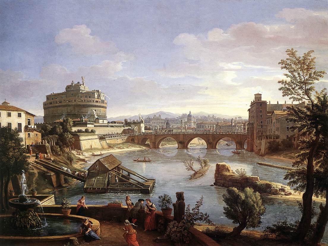 WITTEL, Caspar Andriaans van The Castel Sant'Angelo from the South